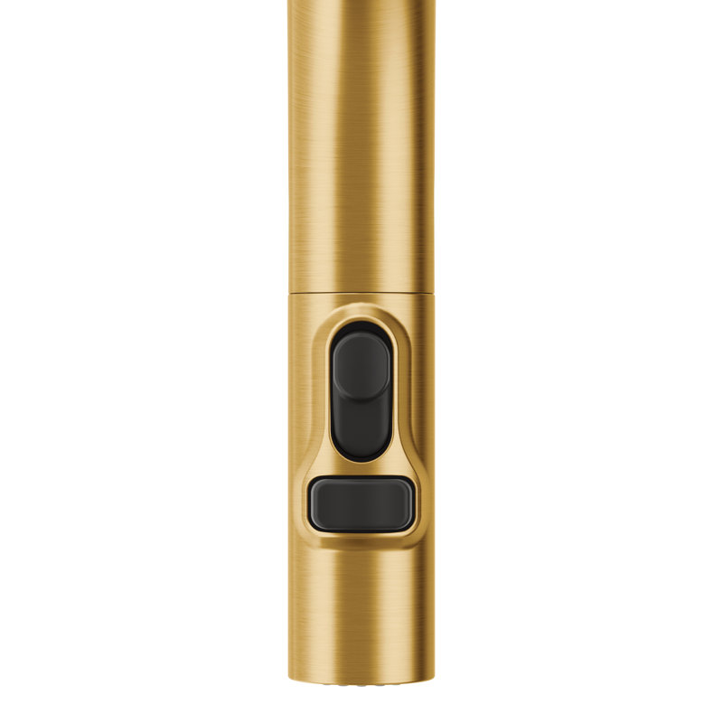 Moen Align One Handle Modern Kitchen Pulldown Faucet with Reflex and Power Clean Technology, Brushed Gold