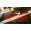 Hand Knotted Wool Area Rug in Pink