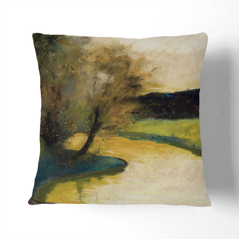 Autumn Stream Scatter Cushion, 55cm H x 55cm W x 20cm D