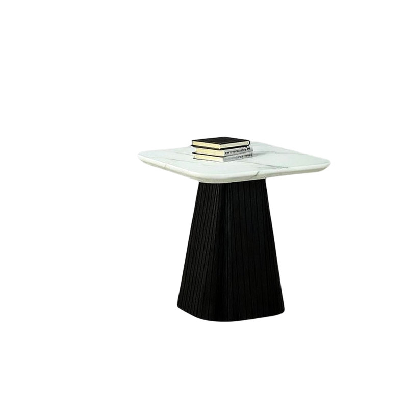 Contemporary Style Square End Table