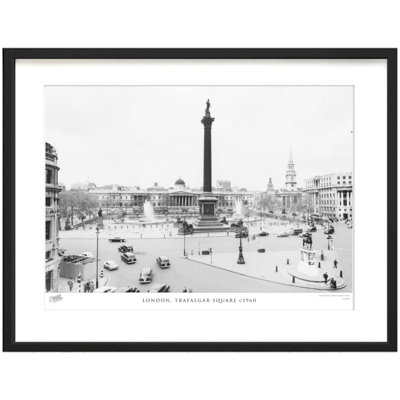 London, Trafalgar Square C1960 by Francis Frith - Single Picture Frame Print
