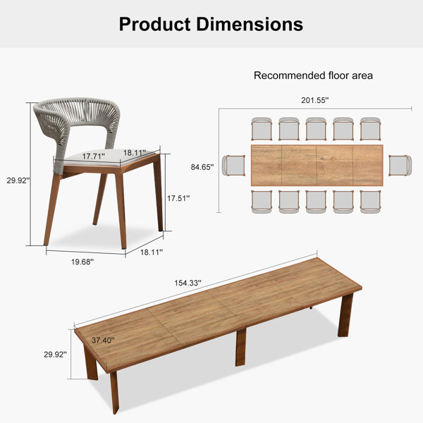 Dimensions du produit