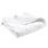 Washed Linen White Quilted Throw