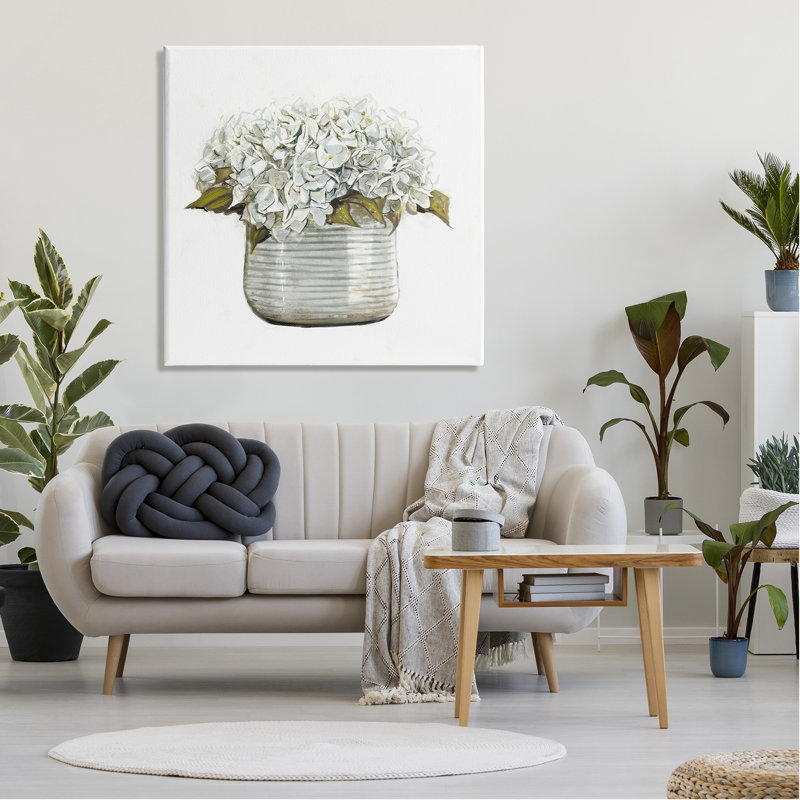 «Country Country Planter Blooms» par Ziwei Li - impression, H 36 po x l 36 po x P 1,5 po, Toile tendue