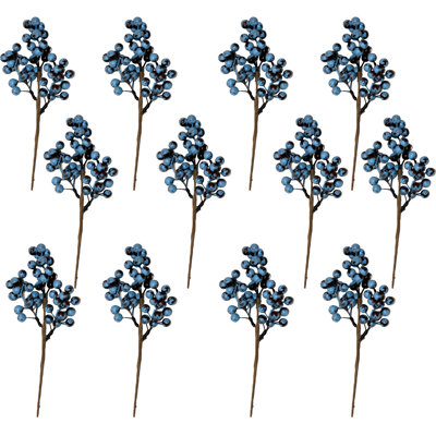 10" Artificial Blueberry Pick