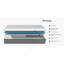 Matelas en mousse à mémoire de forme hybride et à ressorts de 12 pouces Rechargez 5 couches, blanc et gris-1062531373