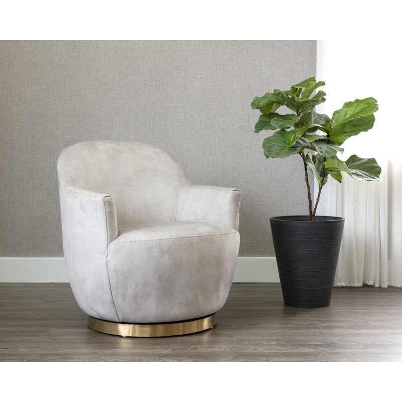 FAUTEUIL PIVOTANT - NONO CRème