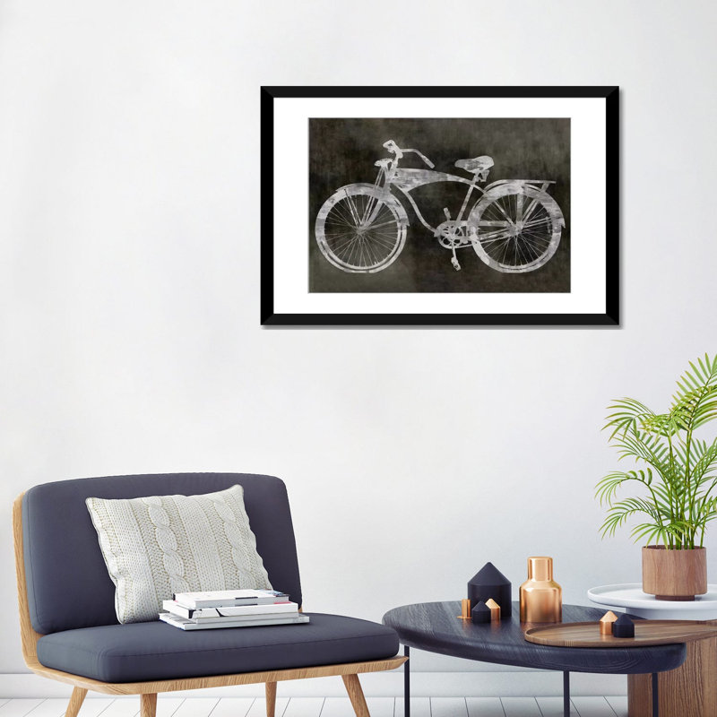 « cruiser ii », impression sur toile, Papier d'art encadré noir, H 24 po x l 32 po x P 1 po, Blanc