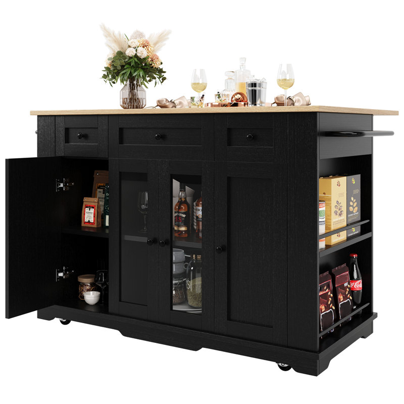 Kitchen Cart, Black
