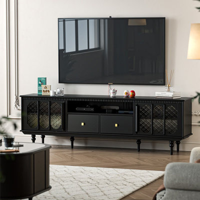 French-style vintage storage cabinet tv stand