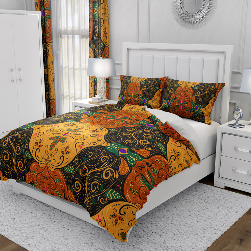 Abstract Duvet Cover, King Duvet Cover + 2 King Shams