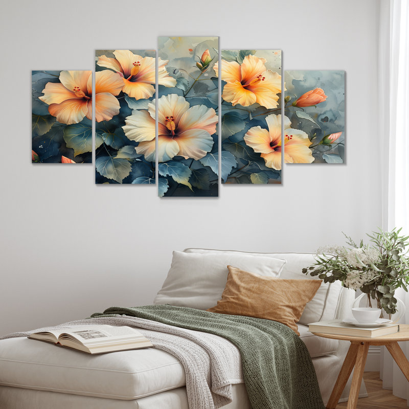 Stanislas - Hibiscus Canvas Art Set