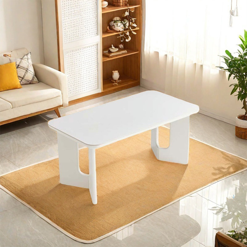 Table de salle à manger blanche, H 29,33 po x L 55,11 po x l 33,46 po