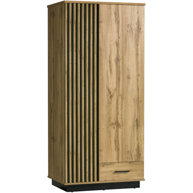 Luong 2 Door Manufactured Wood Wardrobe