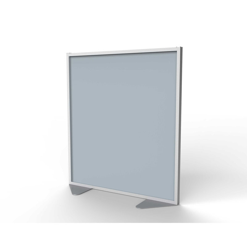 Paravent de plancher 1 panneau, H 54 po x l 48 po, Argent