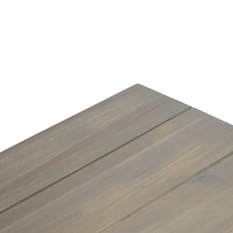 Banc d'extérieur en acacia Gatze, gris
