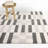 Bardeen Grey Modern Geometric Area Rug-846246624