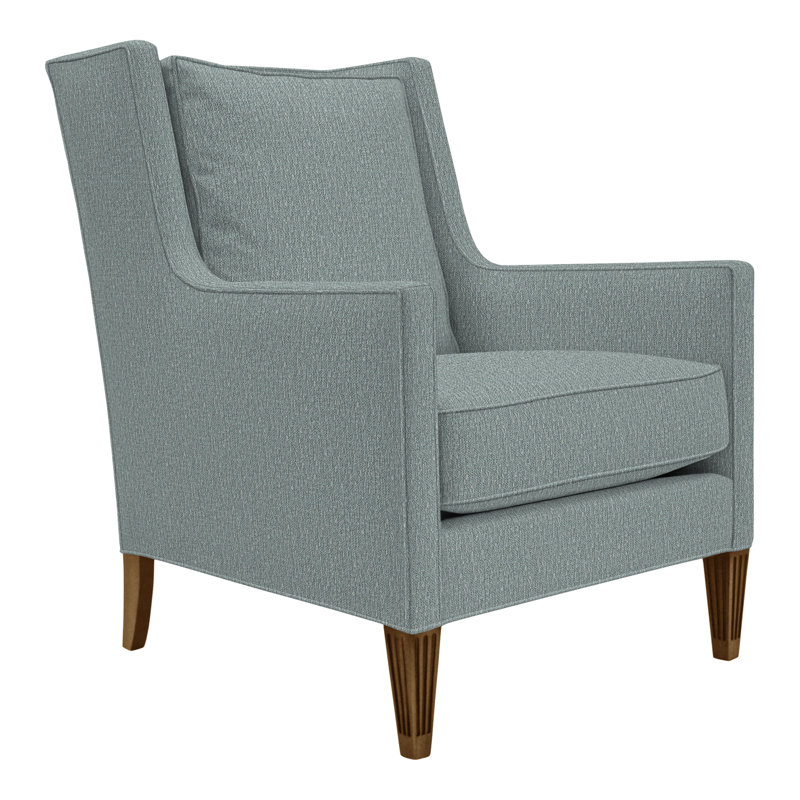 Alec Wingback Chair, No, Impala Linen, Casa Blanca