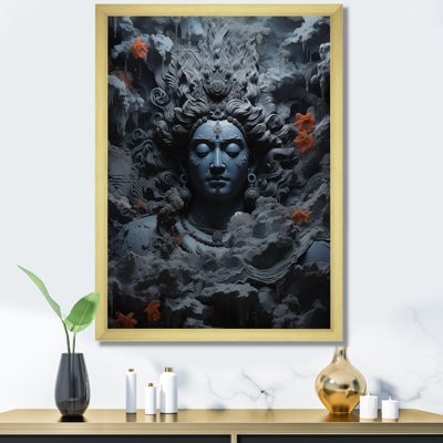 «Hinduism Rudras Stormy Slate», reproduction d'art sur toile