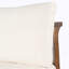 Chaise de salle à manger en bois pour l'extérieur (ensemble de 2)