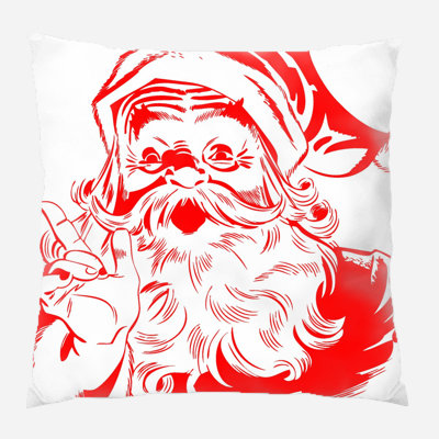 Canvas Outdoor Reversible Throw Pillow