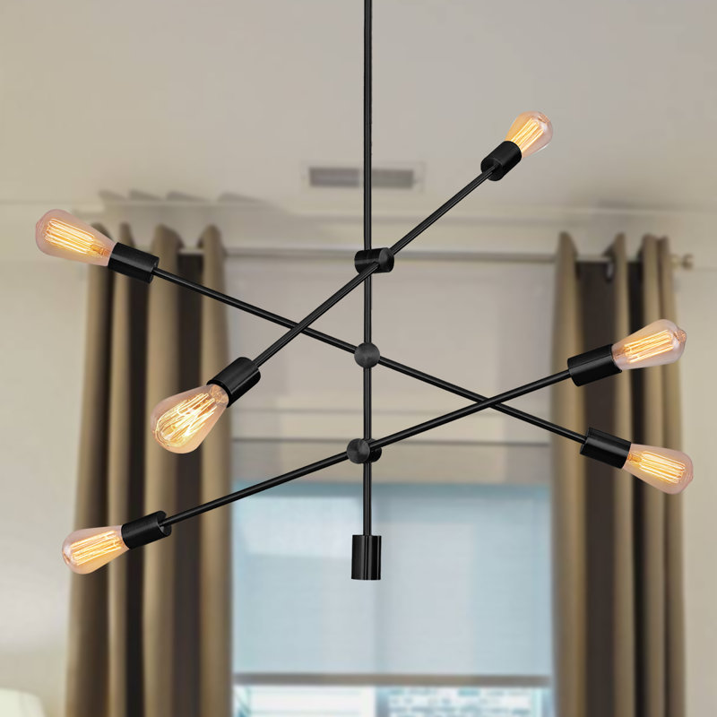 Lustre sphérique spoutnik 6 lumières Chardonnai