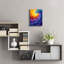 Art mural en verre Wrought Studio ™ «Rainbow Clouds 1» par Momart-987944244