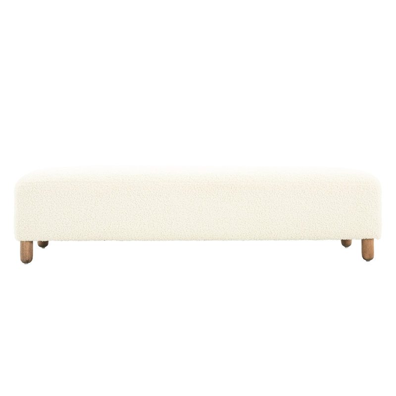 Comfortable Ottoman, White