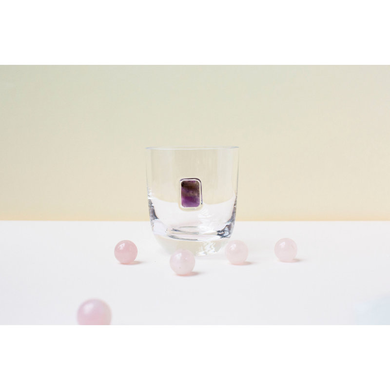 Blush Rose Quartz Reusable Ice Cubes Set of Six