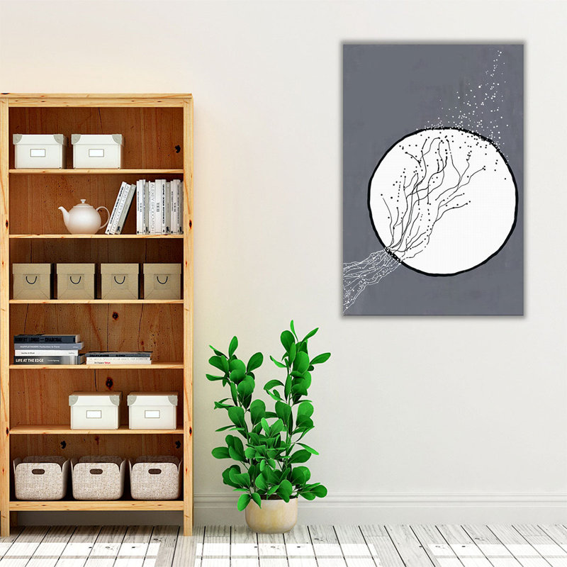 Moonlit Night - Canvas Print Wall Art, 18" H x 12" W