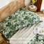 Taie d'oreiller pour corps 100% coton, 1 pièce à imprimé floral vert rétro, housse de coussin à fermeture douce et respirante (corps, 20 po x 54 po)-123104371
