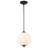 Glint 1-Light Vintage Pumpkin Glass Pendant Light