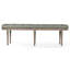 Michel Linen Tufted Bench-1327987968