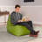 Trule Juniper Premium Faux Leather Classroom Bean Bag Chair-1834417087