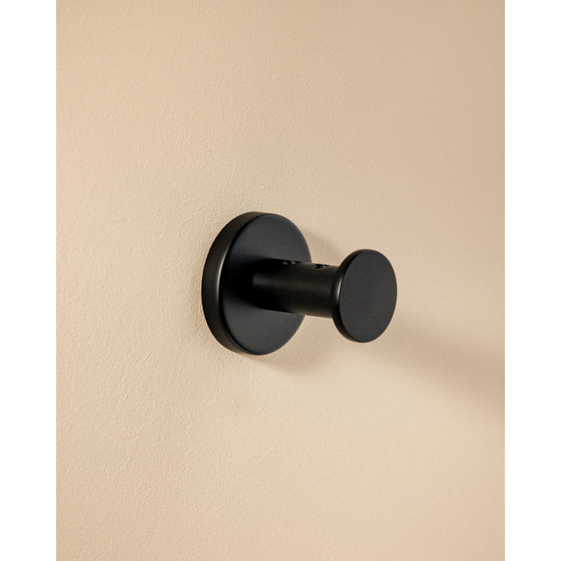 Wall Mounted Robe Hook, Black