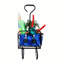 Chariot de plage pliant Wagon Garden (bleu)