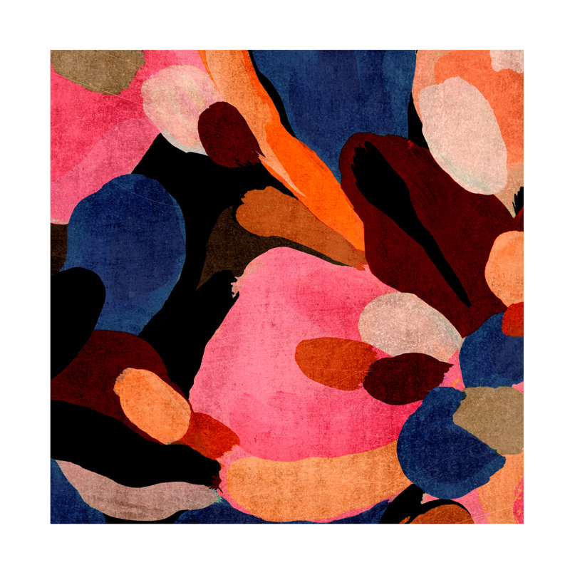 «Saturated Tropics I» sur toile, H 14 po x l 14 po
