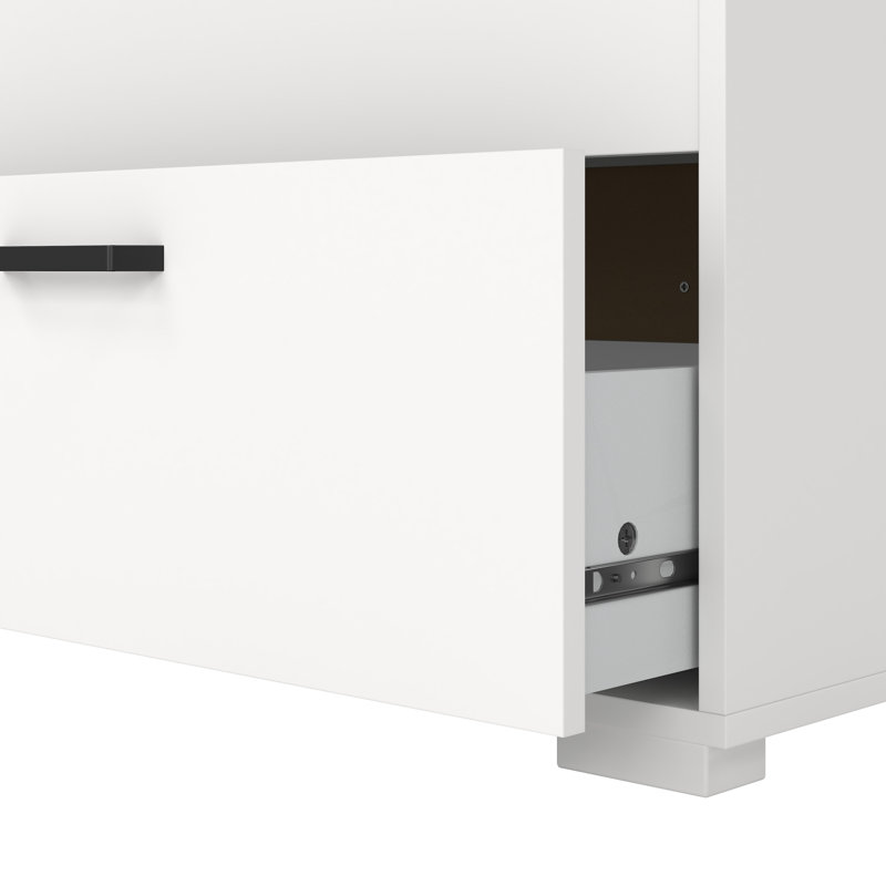  Chesnel 54.61" W 6 Drawer Double Dresser, White
