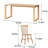 Long table work table Solid wood large board table-99028931