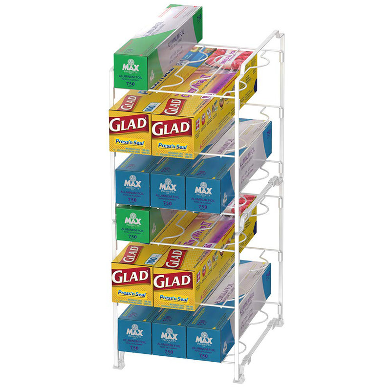 Aramantha Cabinet Shelving Rack, White