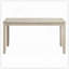Belle table de salle à manger 7 pièces et 6 chaises d'appoint au fini gris antique