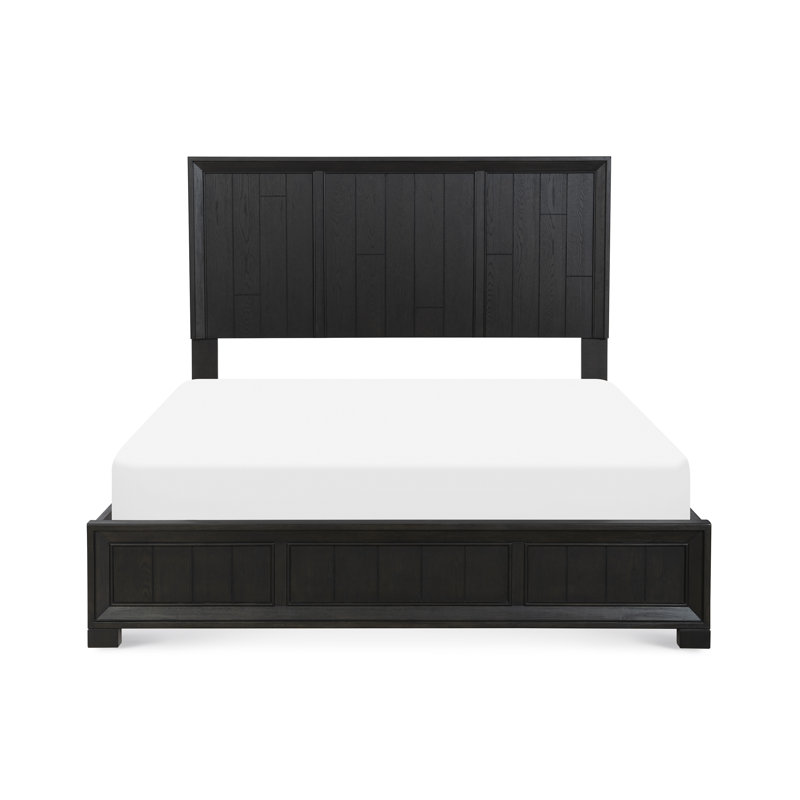 Pernelia Solid Wood Platform Bed, King