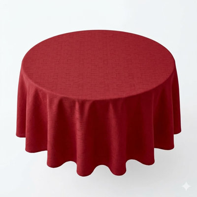Bourland Plain Linen Look Tablecloth