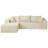 Harvill 102.4" Wide 2 - Piece L - Shape Compression No Assembly Required Upholstery Free Combination Cloud Sectional Sofa with Pillow-1258304049-1264245004
