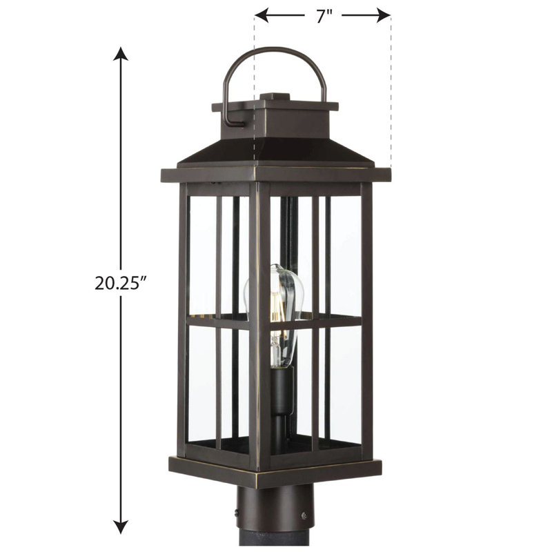 Asfiya Transparent Lantern Head, Antique Bronze