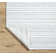 Lavande Striped Wool Area Rug in Ivory/Gray