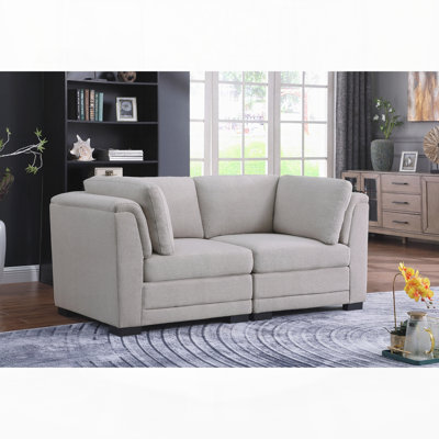 Linen Fabric Loveseat