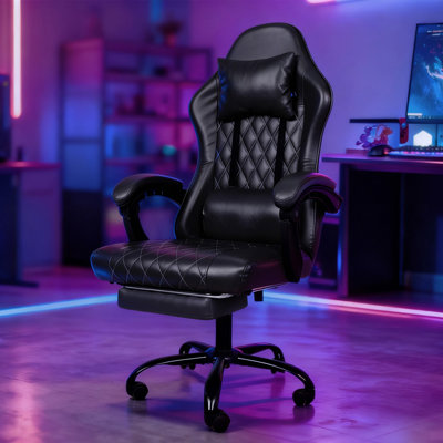 Metro Lane Gaming Chair with Headrest