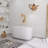 47'' Freestanding Soaking Solid Surface Bathtub In White