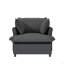 Chaise longue surdimensionnée intérieure, canapé-lit simple en chenille avec siège large, fauteuil rembourré avec repose-pieds et repose-pieds mobile, ensemble de canapé-lit pour le salon, la chambre à coucher, 2 couleurs-401887869